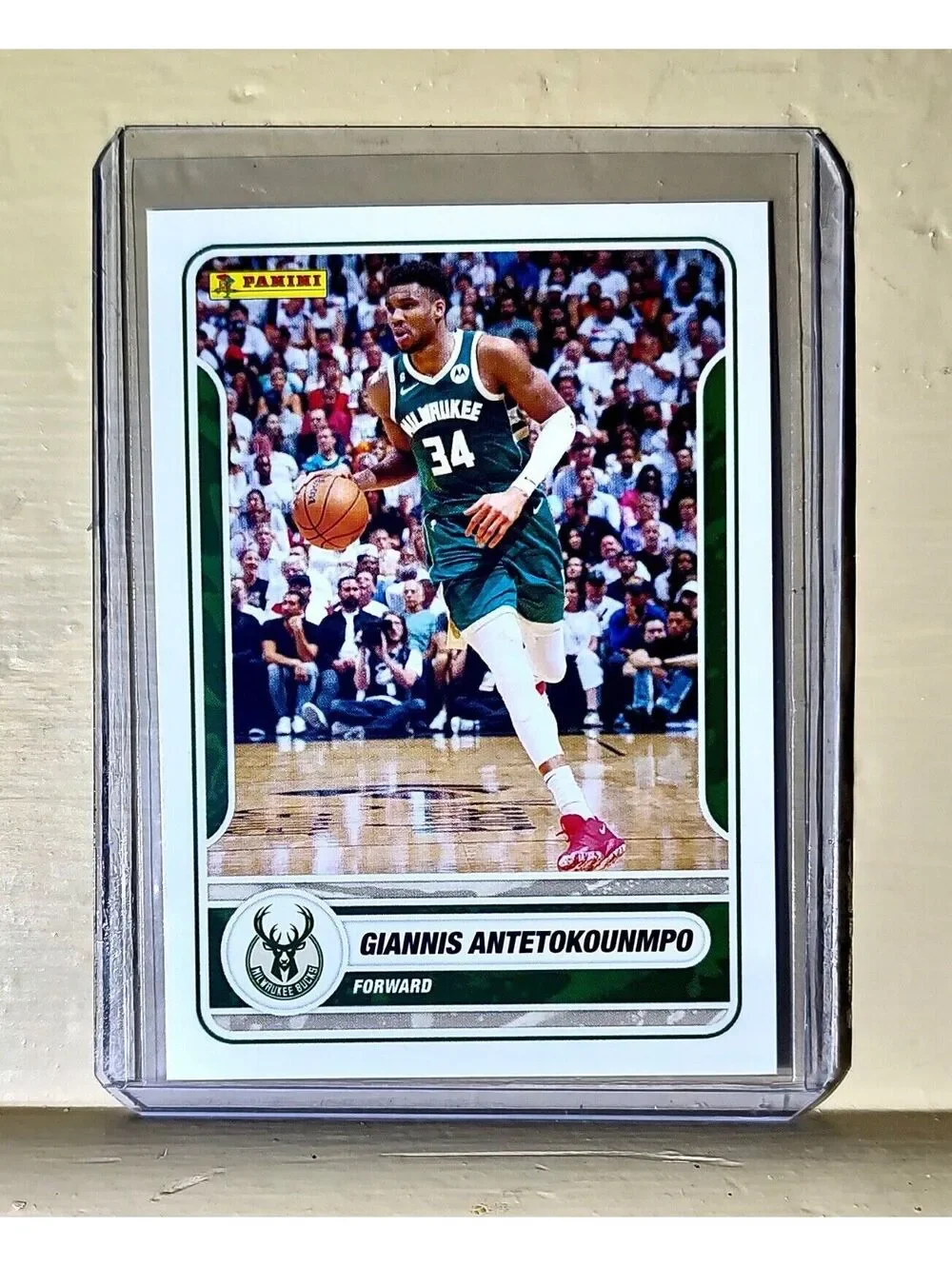 Giannis Antetokounmpo 2023-24 Panini NBA Basketball #91 Card Milwaukee Bucks